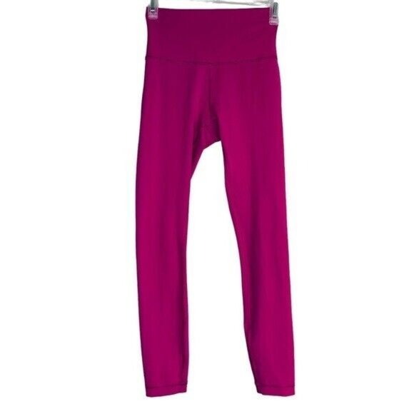Lululemon Wunder Train High-Rise Tight 25" Ripened Raspberry Everlux Size 4 - Picture 5 of 11